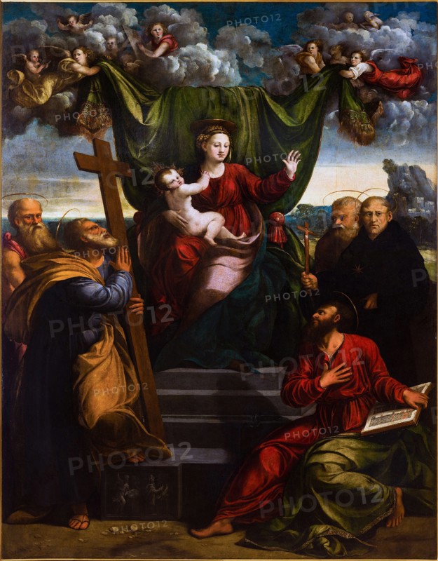 The Virgin and Child with Saints, First Half of 16th cen..