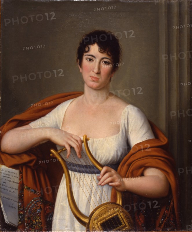 Portrait of the opera singer Isabella Angela Colbran (1785-1845), c. 1815.