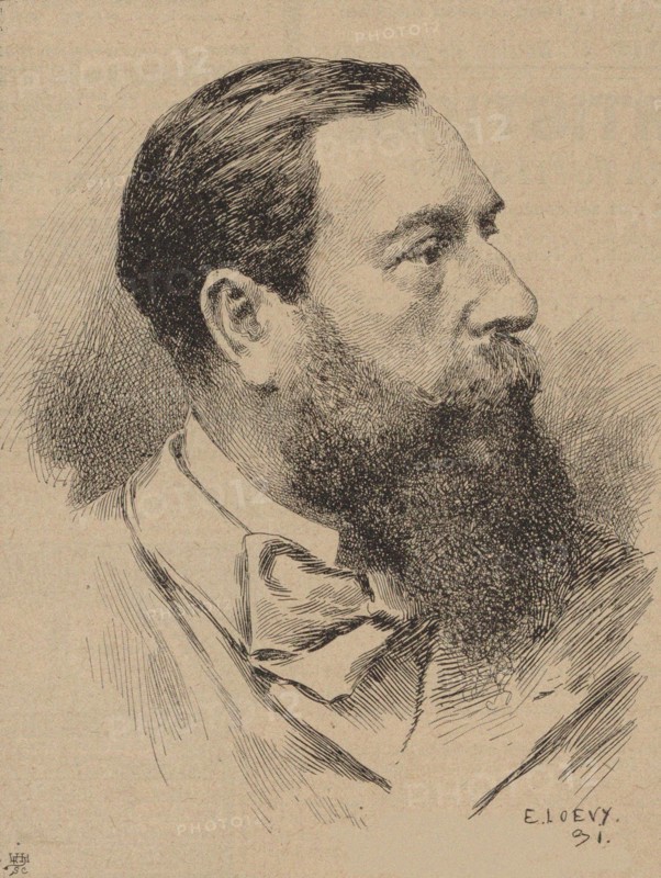 Portrait of the composer Léo Delibes (1836-1891), 1891.