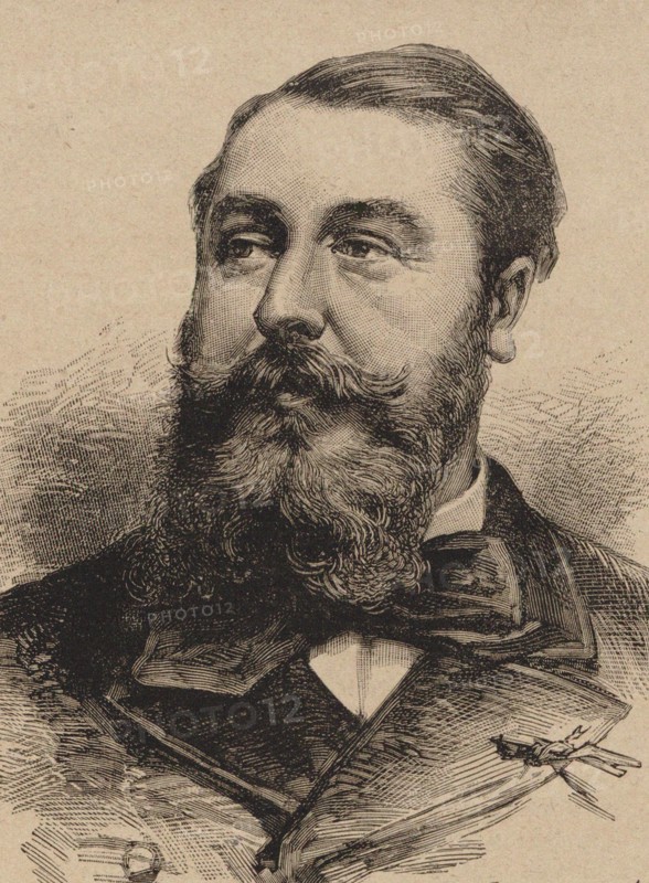 Portrait of the composer Léo Delibes (1836-1891), 1883.