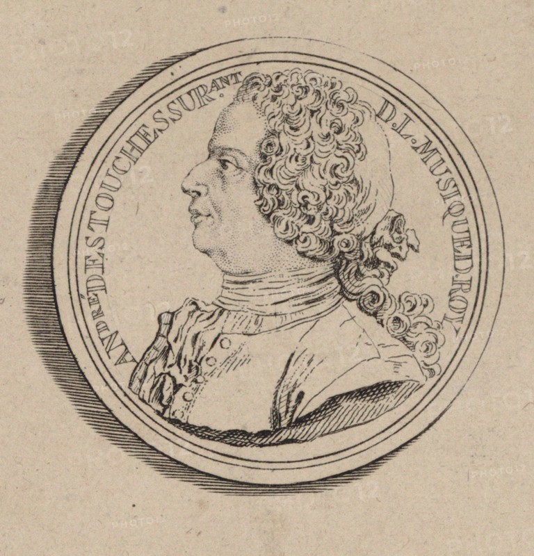 Portrait of the composer André-Cardinal Destouches (1672-1749), 1732.