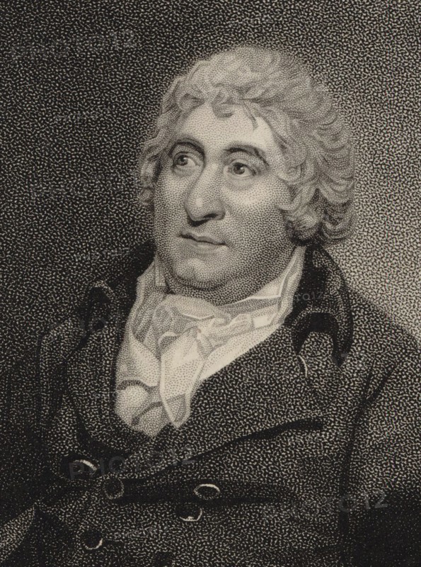 Portrait of the composer Charles Dibdin (1745-1814), 1814.
