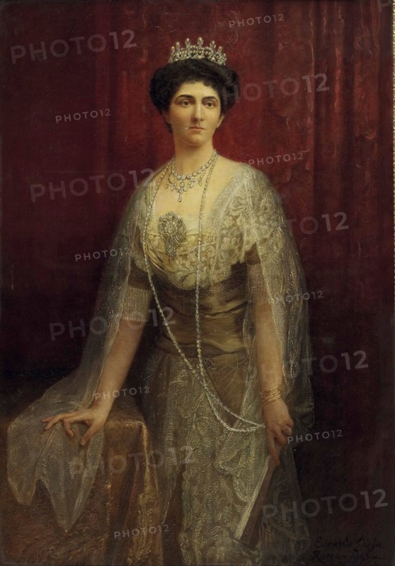 Portrait of Princess Elena of Montenegro (1873-1952), Queen of Italy, 1913.