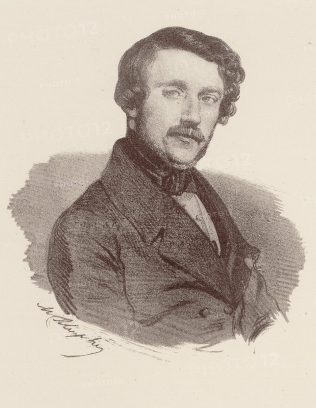 Portrait of the composer Gaetano Donizetti (1797-1848).