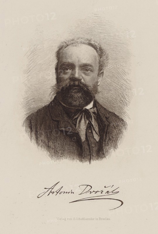 Portrait of the composer Antonin Dvorak (1841-1904), 1889.