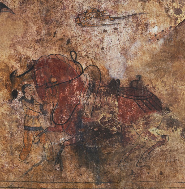 The Horse. The mural painting of the Susan-ri Tomb, Second Half of the 5th century.