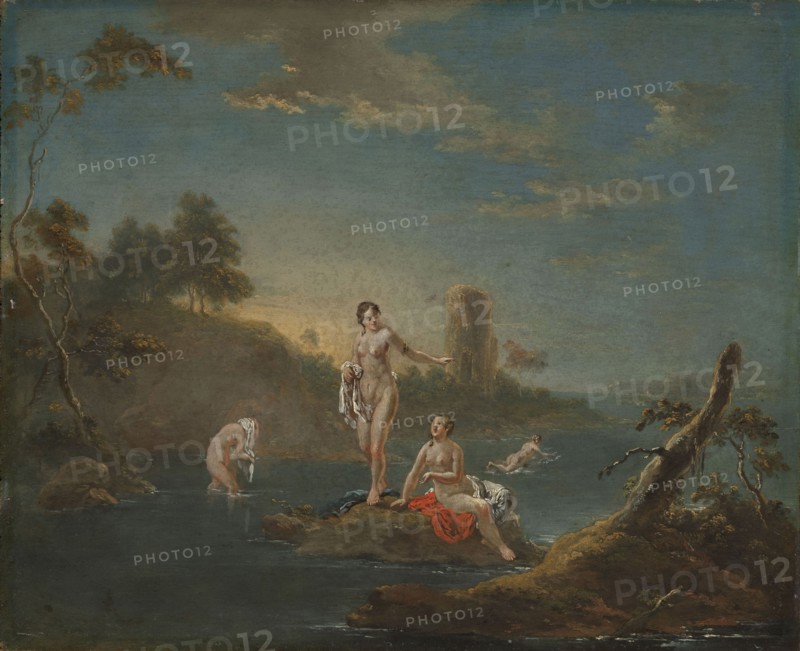 Four bathing girls.