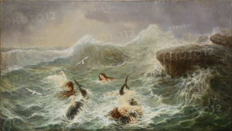 Playing with Dolphins, 1890s.