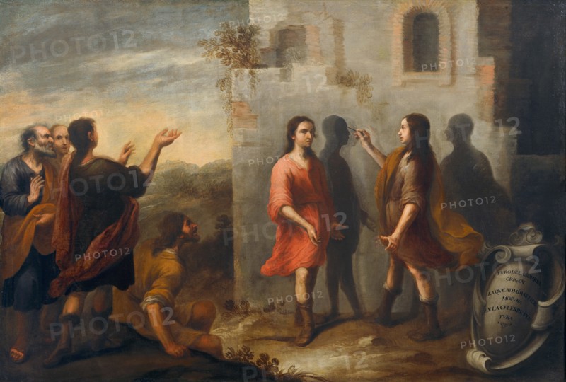 The invention of the painting, 1665.