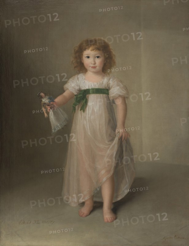 Portrait of Manuela Téllez Girón y Pimentel (1794-1838), Duchess of Abrantes, 1797.