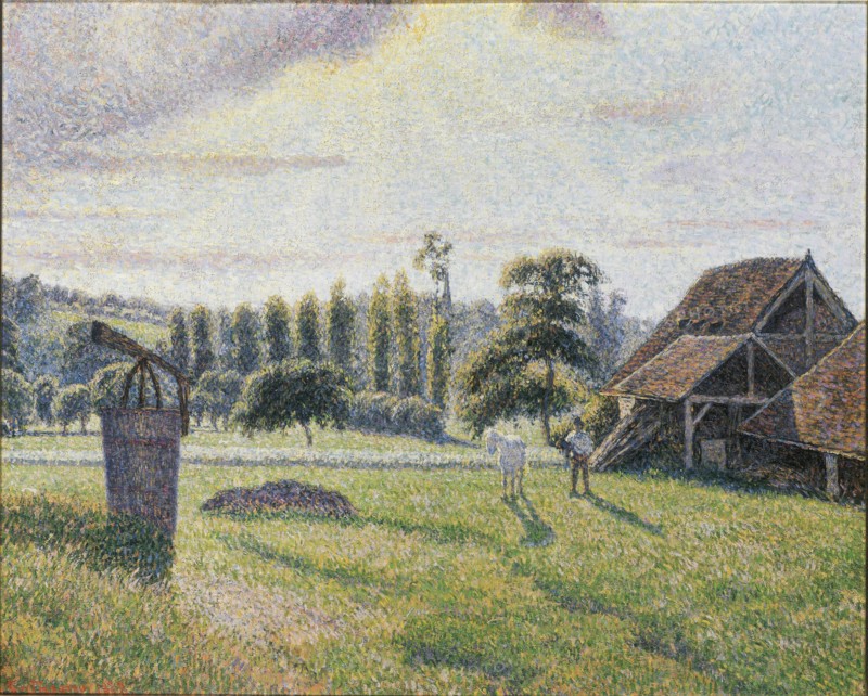 La Briqueterie Delafolie à Éragny, 1886-1887.