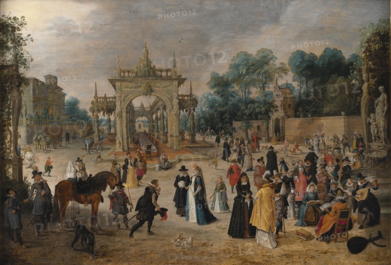 A Feast in an Italian Villa, c. 1620.