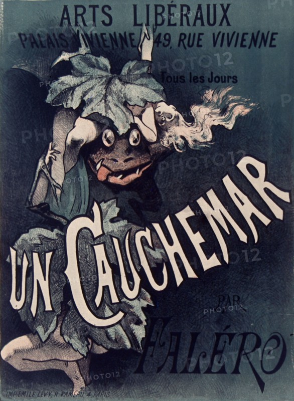 A Nightmare (Un Cauchemar). Arts Libéraux. Palais Vivienne, 1888.