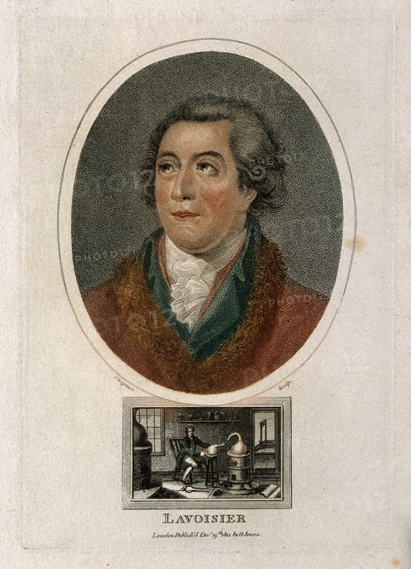 Antoine-Laurent Lavoisier (1743-1794), 1812.