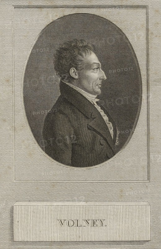 Constantin-François de Chasseboeuf, comte de Volney (1757-1820), .