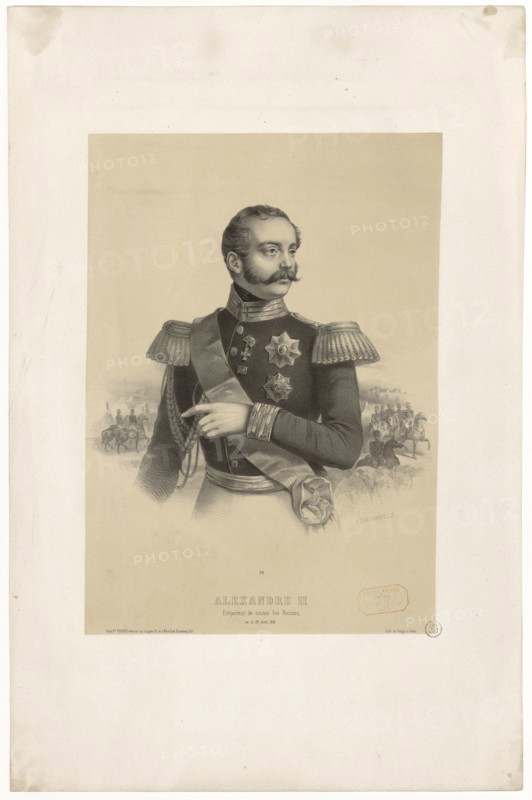 Emperor Alexander II (1818-1881), 1855.