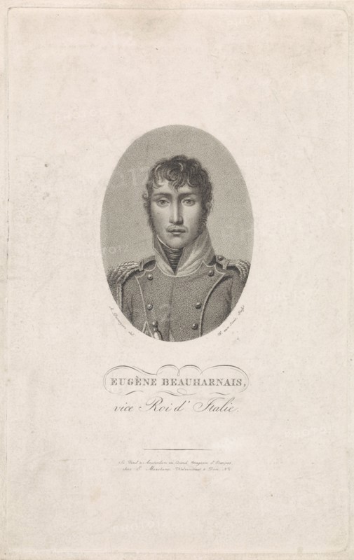 Eugène de Beauharnais (1781-1824), Viceroy of the Kingdom of Italy, Grand Duke of Frankfurt, Duke of