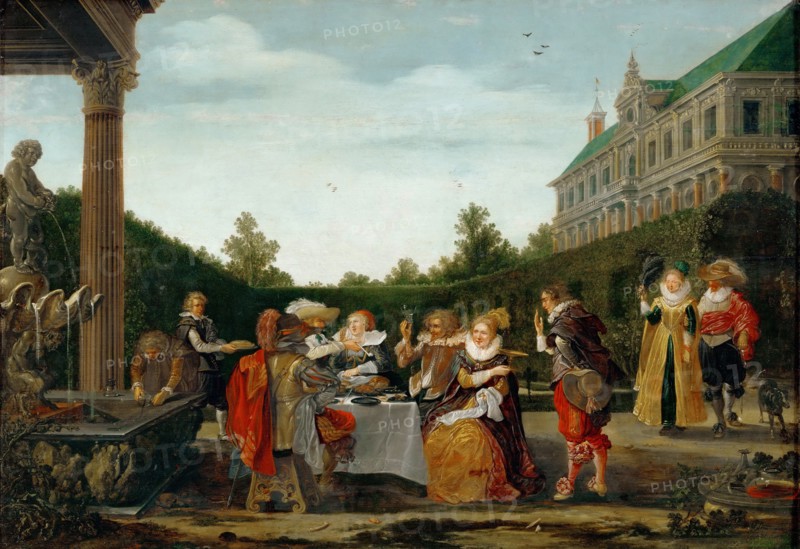 Feast in the castle park, 1624.