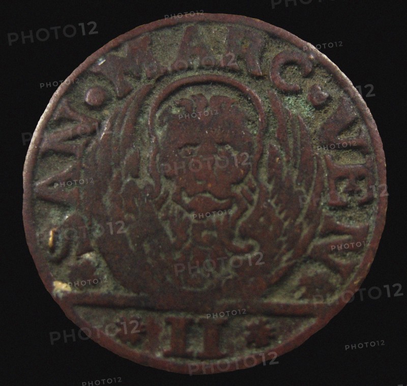 Gazzetta: Dalmatia & Albania, 2 Soldo, Republic of Venice. (Obverse) , 1684.