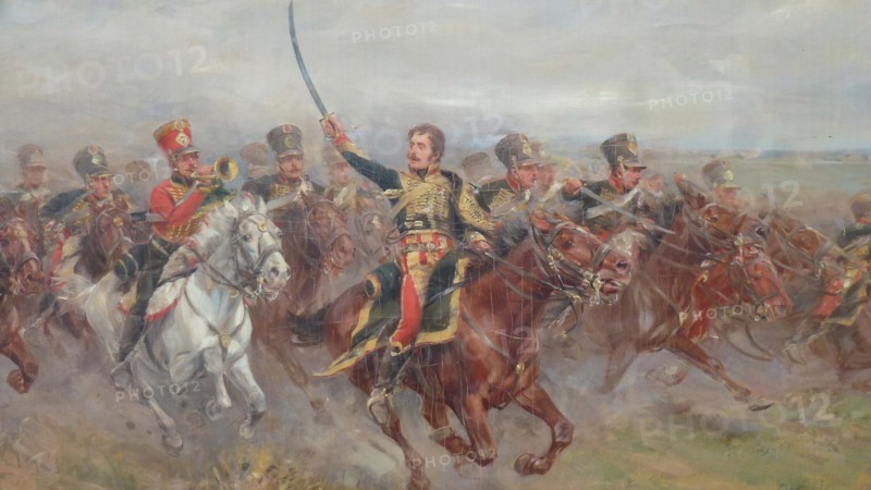 General Lasalle (1775-1809) in the Battle of Wagram, 1906.
