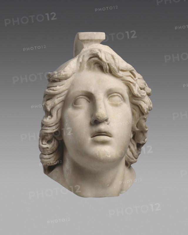 Head of Achilles (Roman copy from a Greek Original), ca 160 BC.