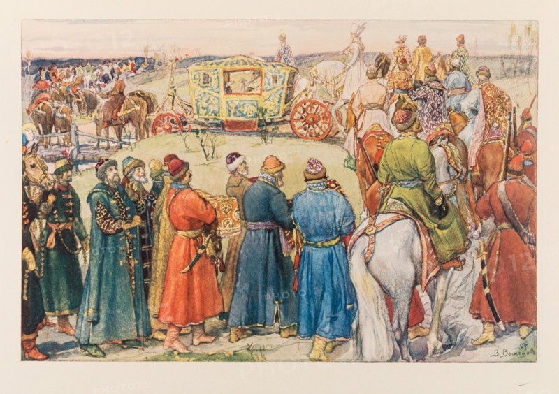 Illustration for The Grand Ducal, Tsarist and Imperial Hunting in Russia, 1898.