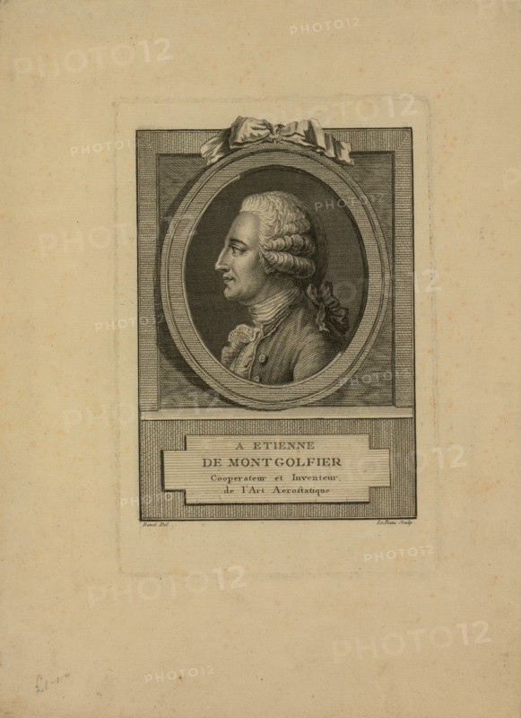 Jacques-Étienne Montgolfier (1745-1799), 1790s.