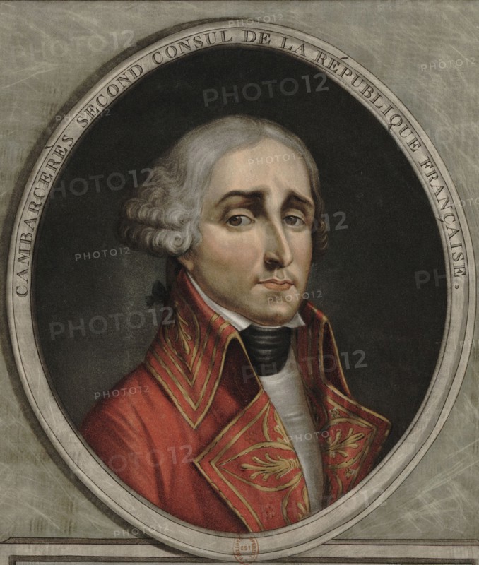 Jean-Jacques Régis de Cambacérès (1753-1824), .