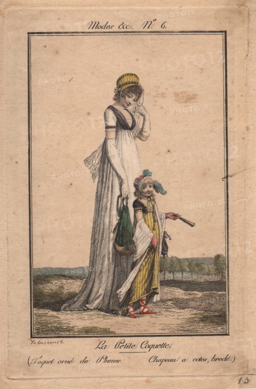 La Petite Coquette, 1800.