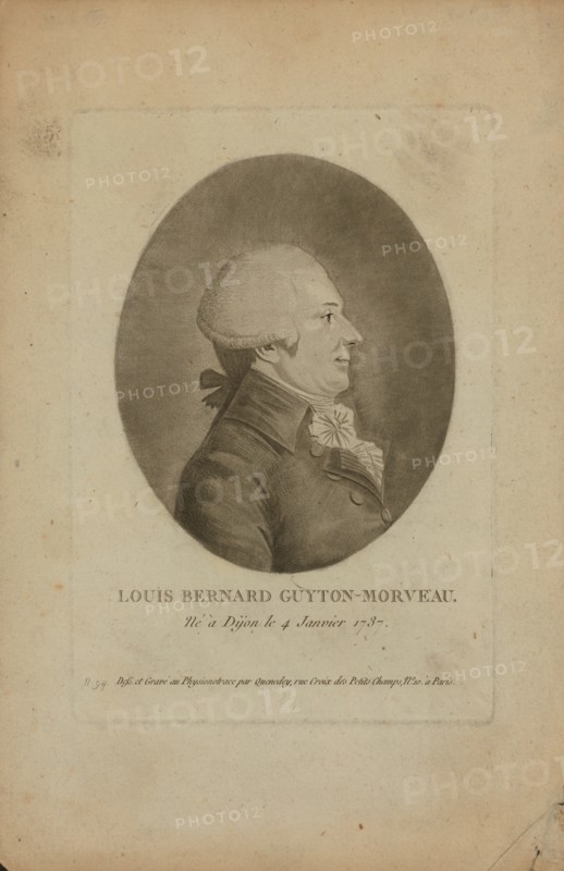 Louis Bernard Guyton de Morveau (1737-1816), 1790s.