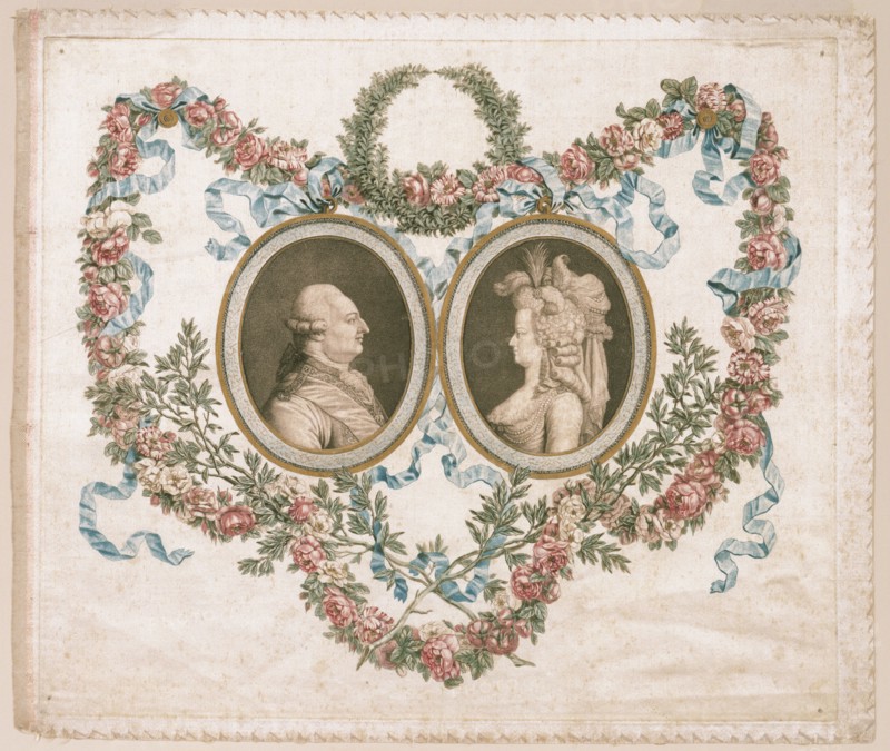 Louis XVI and Marie Antoinette, ca 1781.