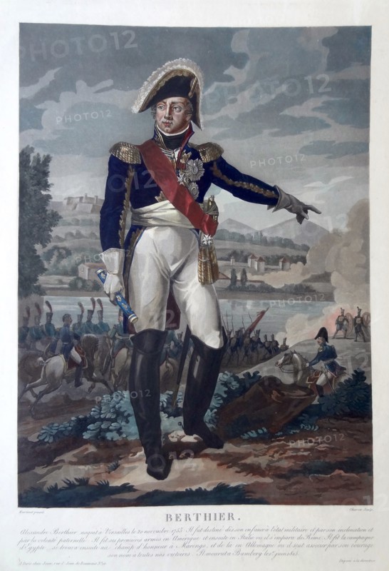 Louis-Alexandre Berthier (1753-1815), Prince de Wagram, Prince of Neuchâtel, .