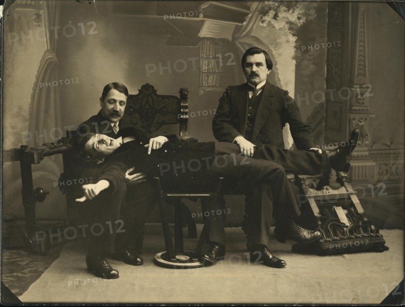 Mikhail Matyushin, Kazimir Malevich and Aleksei Kruchenykh, 1913.