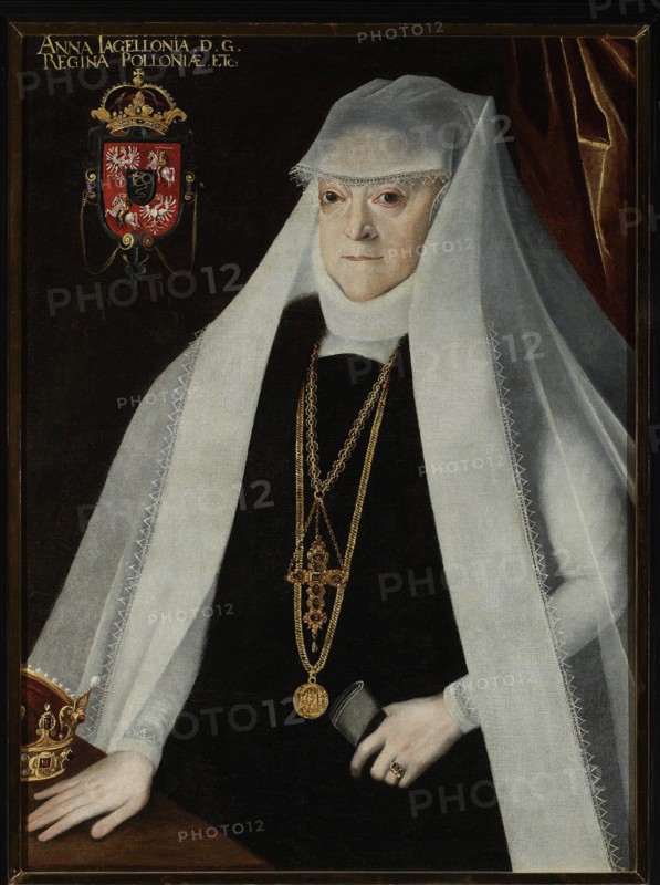 Portrait of Anna Jagiellon (1523-1596), queen of Poland, before 1596.