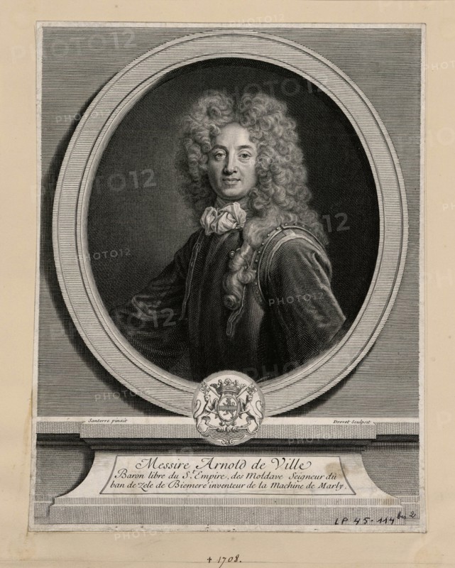 Portrait of Arnold de Ville (1653-1722), 1708.