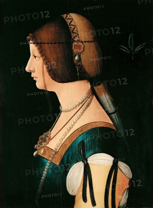 Portrait of Bianca Maria Sforza (1472-1510), Between 1475 and 1500.