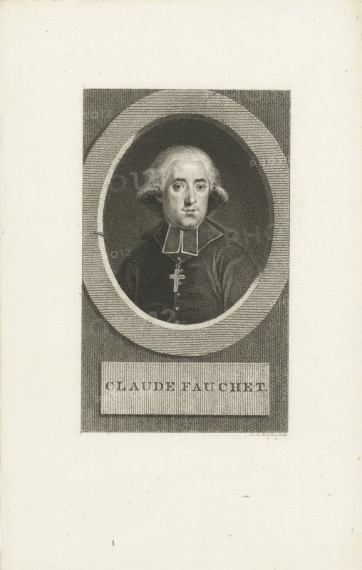 Portrait of Claude Fauchet (1744-1793), 1790s.