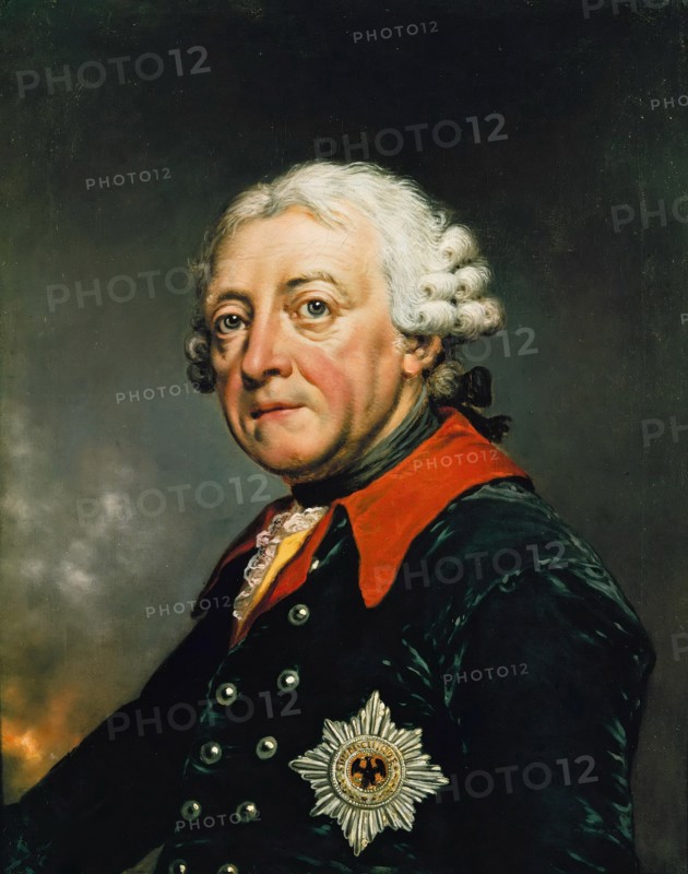 Portrait of Frederick II of Prussia (1712-1786), 1782.