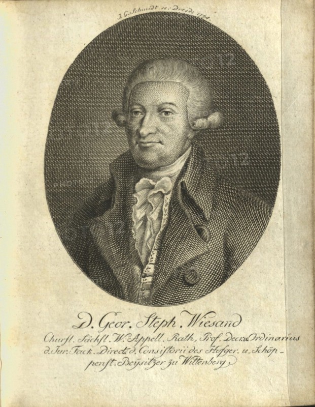 Portrait of Georg Stephan Wiesand (1736-1821) , 1794.