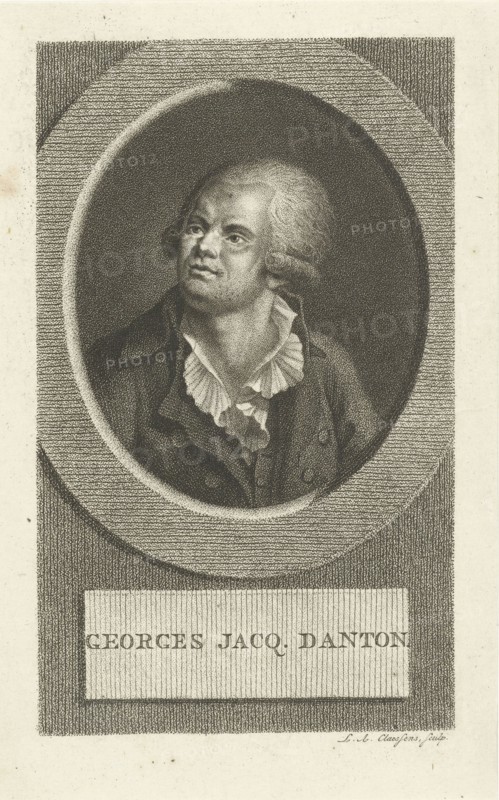 Portrait of Georges Jacques Danton (1759-1794), 1790s.