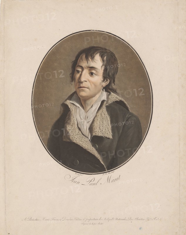 Portrait of Jean-Paul Marat (1743-1793), 1793-1794.