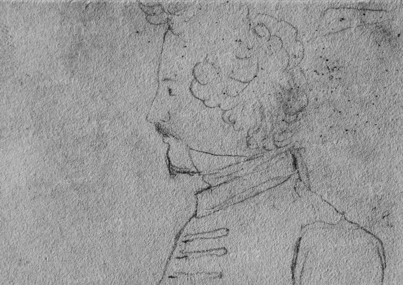 Portrait of Karl Marx (1818-1883) as a student in Bonn, ca 1836.
