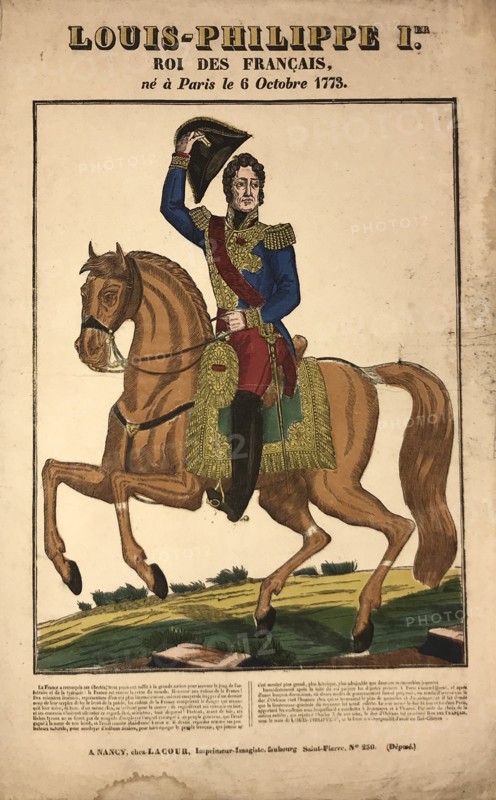 Portrait of Louis Philippe I (1773-1850), King of the French, ca 1834.