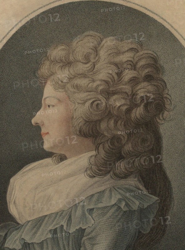 Portrait of Marie Louise of Savoy (1749-1792), Princess of Lamballe, 1791.