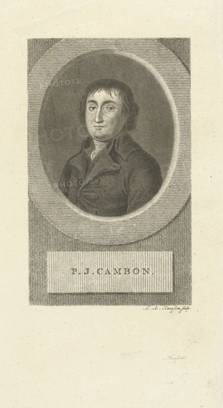 Portrait of Pierre Joseph Cambon (1756-1820), 1790s.