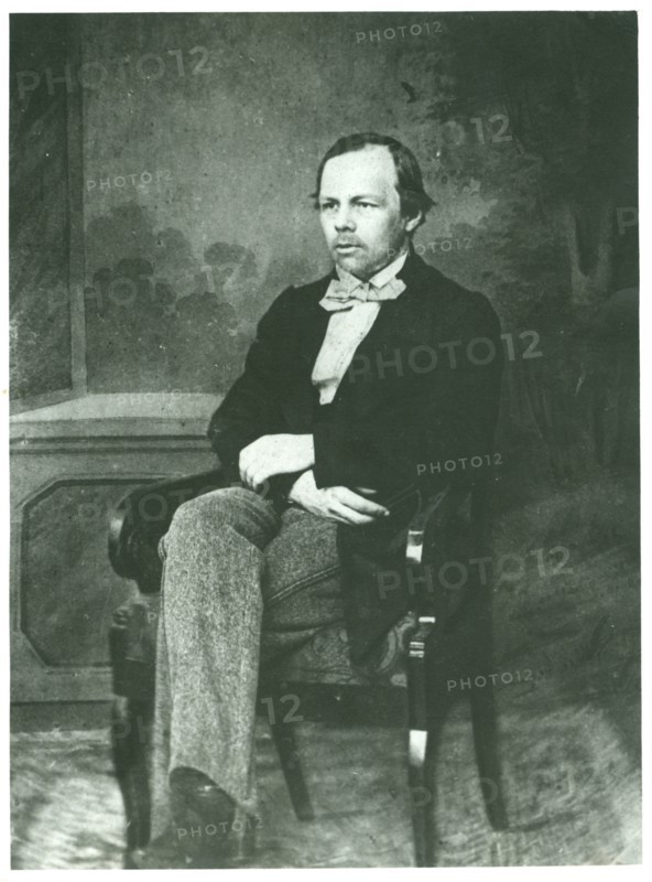 Portrait of the author Fyodor Mikhaylovich Dostoyevsky (1821-1881), 1861.