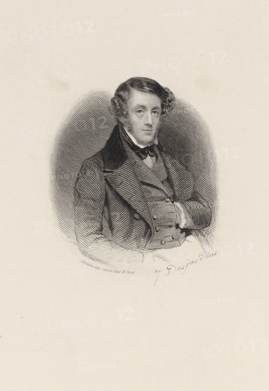 Portrait of the composer Albert Grisar (1808-1869), 1835.
