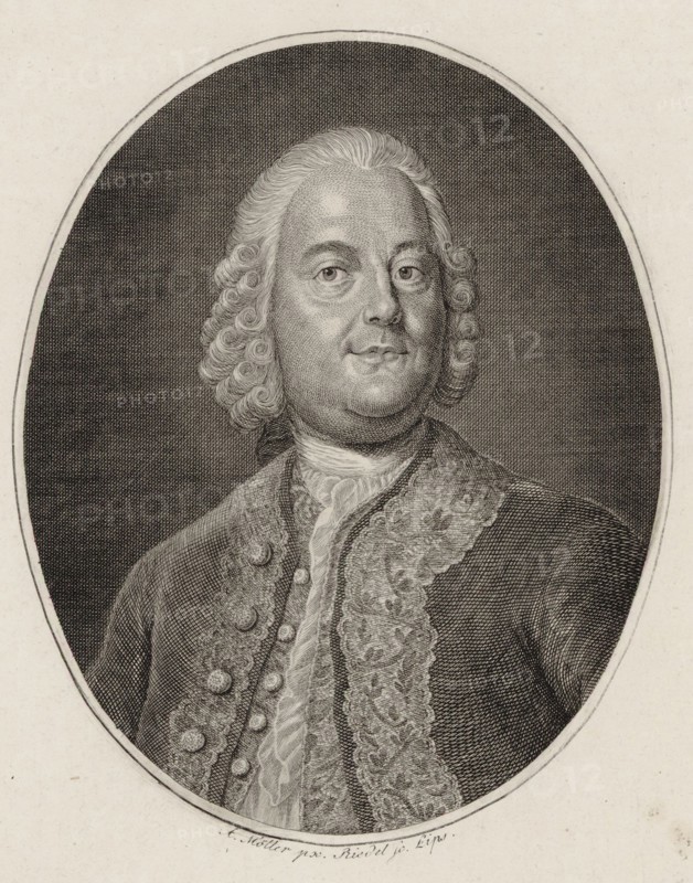 Portrait of the composer and singer Carl Heinrich Graun (1704-1759), 1820.