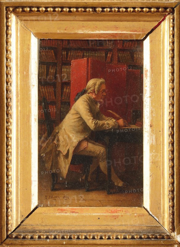 Portrait of the naturalist Georges-Louis Leclerc, Comte de Buffon (1707-1788), 1864.