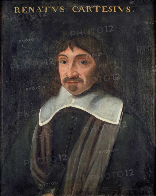 Portrait of the philosopher René Descartes (1596-1650), 17th century.